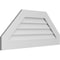Ekena Millwork Octagonal Top Surface Mount PVC Gable Vent w/ 3-1/2"W x 1"P Standard Frame, 42"W x 18"H GVPOT42X1801SN - alternate 4